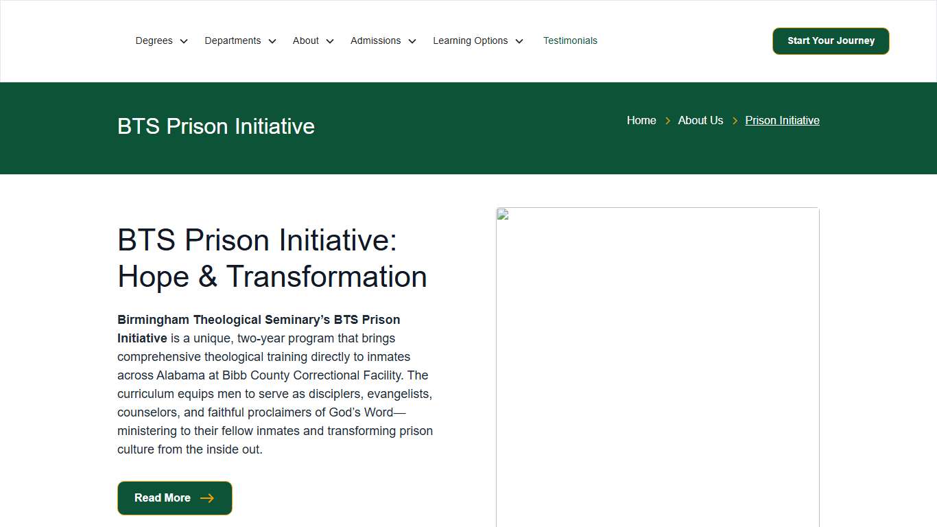 BTS Prison Initiative