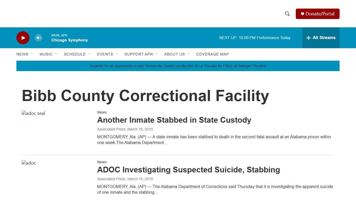 Bibb County Correctional Facility | Alabama Public Radio
